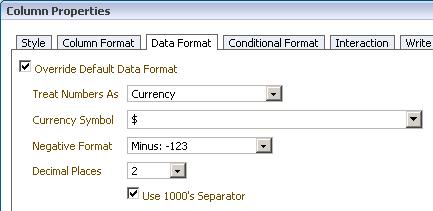 2. Modify Analysis Criteria (Data Format) Override the