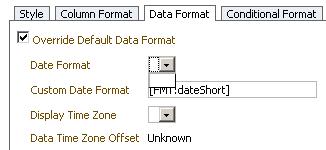 Applying Customized Format String to a Column Example: