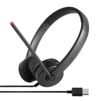 optimized listening experience during conference calls 1 Year Warranty Two versatile designs: Lenovo Mono USB Headset Wear the ear piece on the left or right
