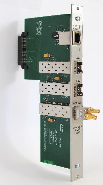 THE UTAH-4000 MULTIPLEX / DEMULTIPLEX CARDS These cards provide equivalent functionality to the UTAH-400 cards but are designed to serve as edge devices for bringing HD-SDI or externally-generated