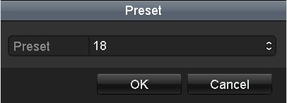 3. Click the round icon before Save Preset. 4. Click the preset number to save the preset. Repeat the steps2-4 to save more presets.