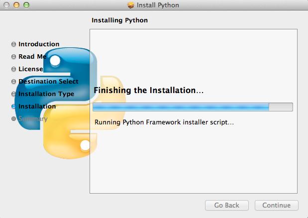 After the installation is complete, close the installer and open the Applications folder, search for Python and you ll see the Python IDLE i.e. the standard GUI that comes with the package.