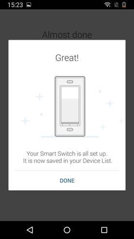 k. Click the Smart Switch icon, you can view the Status page of this Smart Switch.