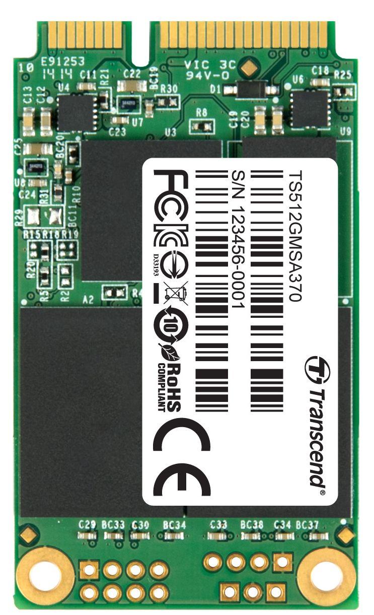 MSA370 SATA III 6Gb/s msata SSD Transcend MSA370 series are msata Solid State Drives (SSDs) with high performance and quality Flash Memory assembled on a printed circuit board.