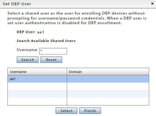 Enrolling a DEP Device The ZENworks Mobile Management sever can be configured to push the ZENworks app to DEP devices.