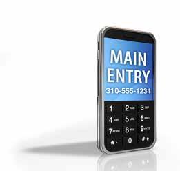 Use a mobile phone number to receive calls for entry from anywhere... and grant access. 2.