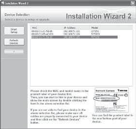 5 Assigning IP Address 1. Install the "Installation Wizard 2" under the Software Utility directory from software CD.