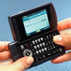 Wired and Wireless Applications Text messaging (SMS) o Using cell phone for applications previously used on