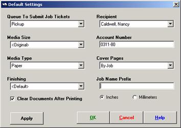 How to change default settings Introduction Default settings are established values for many print job parameters.