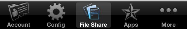 Accessing the Shared File List Your administrator may compile and make available a list a directory of folders and files.