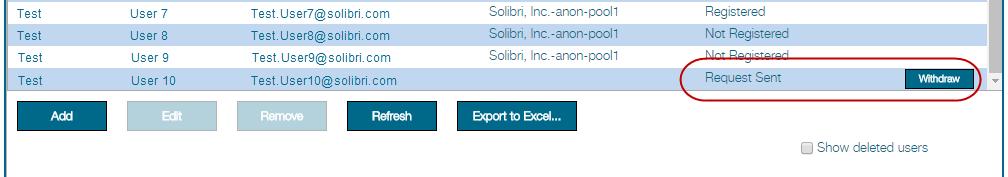 11 (47) Dear <user s name> An administrator of <account s name> has requested that you join their account at the. To accept or reject the request please log on to the at https://solution.solibri.com.
