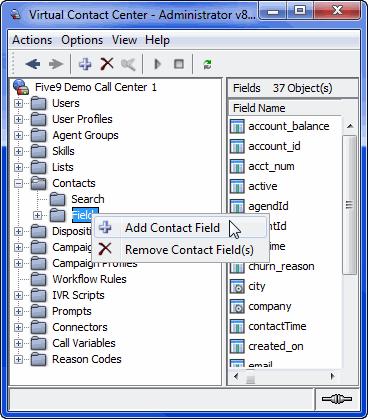 Contacts Managing Contact Fields ignore them during the import process.