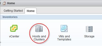 NFS Client Configuration for ESX workflow 23 2. In the navigation pane, expand the datacenter that contains the host: 3. Right-click the host and select NetApp VSC > Mount Datastores. 4.