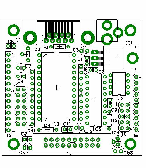 6. Board Layout Figure 4 shows positions of major components, s and terminals on the BSCB-2 board.