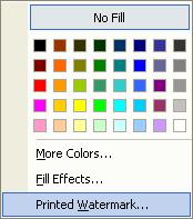 NOTE: When choosing the More Colors option, choose a color from the Standard palette