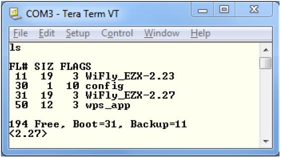 reboot 9.7 COM Port Setting set uart baud <rate> set the UART baud rate. Valid settings are {2400, 4800, 9600, 19200, 38400, 57600, 115200, 230400, 460800, 921600}.
