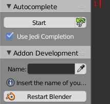 CHAPTER 3 Using the Autocompletion To enable the autocompletion feature for the current session just click on the Start button.