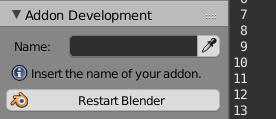 CHAPTER 5 Addon Development Code Autocomplete comes with several tools which simplify addon development inside of Blender a lot.