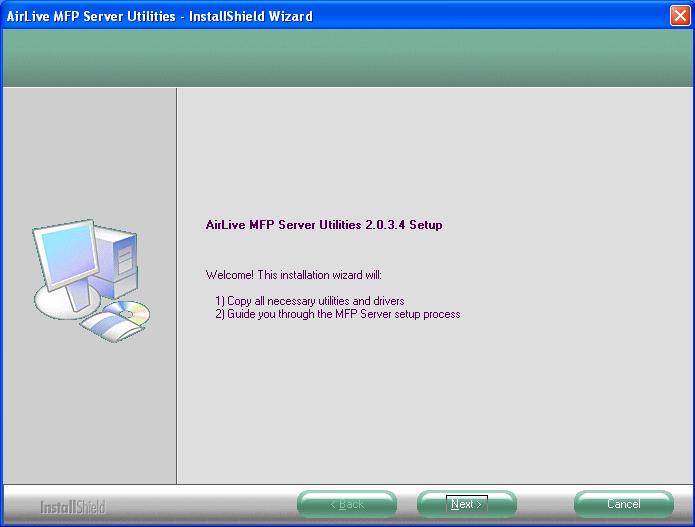 3. The MFP Server Utilities - InstallShield Wizard is