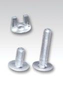 DISPLAY FASTENERS Viking Screws 1/2 and 1 screw lengths. Both sizes includes wing nut and fit a 3/16 diameter hole.