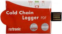 DATA LOGGERS TL-CC1 The ROTRONIC cold-chain temperature logger TL-CC1 is easy to configure (without software), generates PDF reports automatically and comes at an unbeatable price.