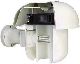 WEATHER AND RADIATION PROTECTION Actively ventilated shields The ventilated weather and radiation protection shield RS12T with 12 VDC fan and RS24T with 24 VDC fan were developed in close cooperation