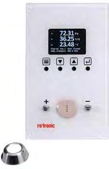 TRANSMITTERS CRP5 Applications Cleanrooms, operating theaters, food industry and applications where very small pressure differences need to be detected CRP5 with HC2-CRP Order code Output signals