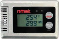 DATA LOGGERS HYGROLOG HL-1D Basic logger The HL-1D is the smallest humidity logger available from ROTRONIC.