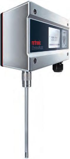 TRANSMITTERS TF5 series The TF5 series is compatible with all Pt100 probes in the ROTRONIC range. This device generation boasts a unique calibration and adjustment process.