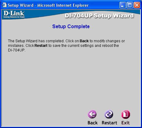 Using the Setup Wizard (continued) If your ISP uses PPPoE (Point-to-Point Protocol over Ethernet), and this option is selected, then this screen will appear: (Used mainly for DSL Internet