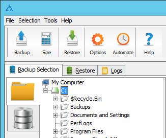9. Backups After installing Attix5 Pro Enterprise Server Edition (ESE) and creating a Backup Account, you can tell the Backup Client which files and/or folders to back up and which to ignore by