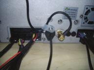 Be sure to use white cable clamp to secure GPS antenna cable Failure to follow this step may result in