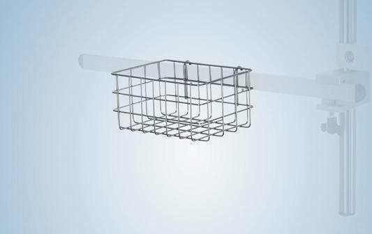 No. 0337250 Disposable bag rack for attachment to the equipment rail 25 x 10 (1.0" x 0.4"). Waste bag holder Mat. No.
