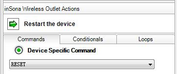 2. Set the time schedule (e.g. setup Scheduler in Composer) to call Action command in Outlet driver, shown in the figure; 3. Now the plug-in appliance will automatically restart at the scheduled time.