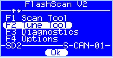Switching Tunes with FlashScan V2/AutoCal To switch tunes via the FlashScan V2/AutoCal, the