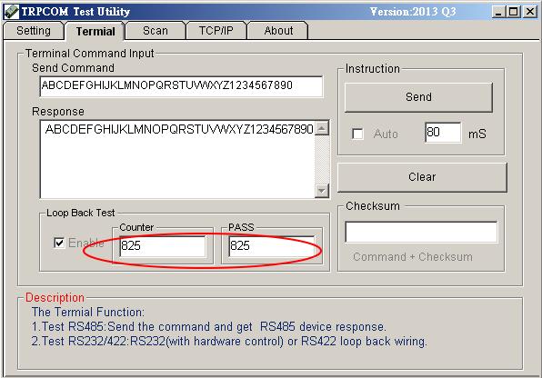*Please note: COM2 is an example of COM port number; the real COM number is assigned by user PC. STEP3:.