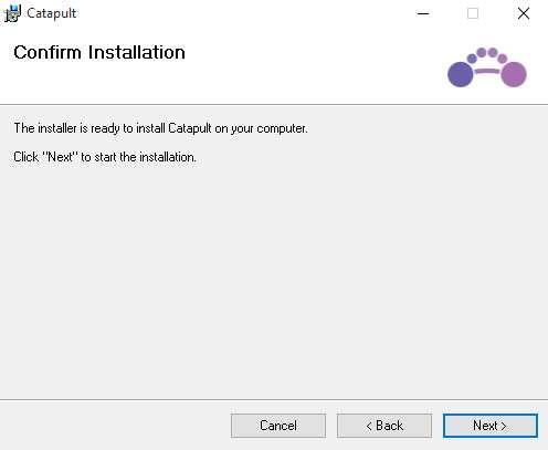 After completion a final dialog will confirm the install