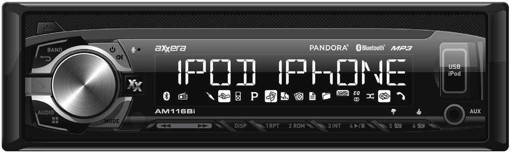 Control Locations - Radio 1 2 3 4 5 6 18 17 16 15 14 13 12 11 10 9 8 7 1 Open 10 2 Band / Go Back 11 3 Volume 12 4 Power / Mute 13 5 USB Port 14 6 Auxiliary Input 15 7 Preset 6 /