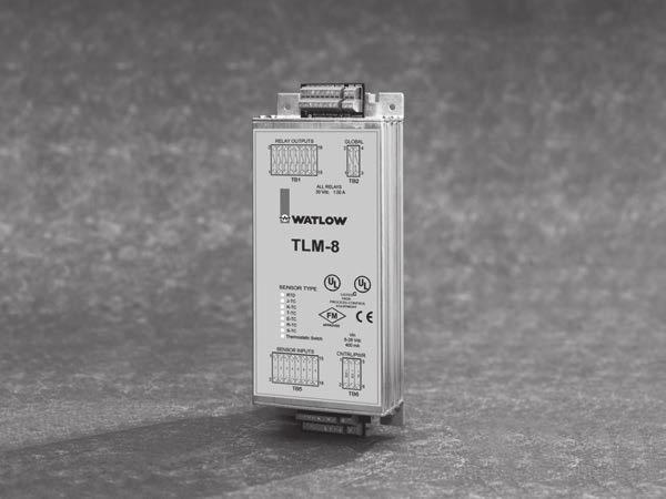 TLM SERIES The Watlow TLM series is a compact, cost-effective solution for multi-channel, redundant temperature monitoring.