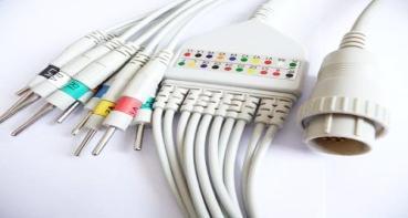 C0016A Kanz EKG cable, IEC 3.6M,grey & DDK-16pin >>DIN3.