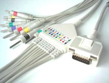 KP-500 C0017B C0024A Fukuda EKG cable, AHA 3.