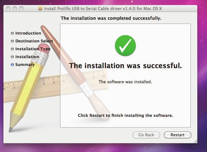 To verify the installation: Go to Apple System Profiler > Extensions and you