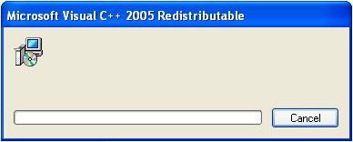b. You also need to install the Microsoft Visual C++ 2005 Redistributeable Package "vcredist.exe", which is included in the installation package. Double click vcredist_x86.
