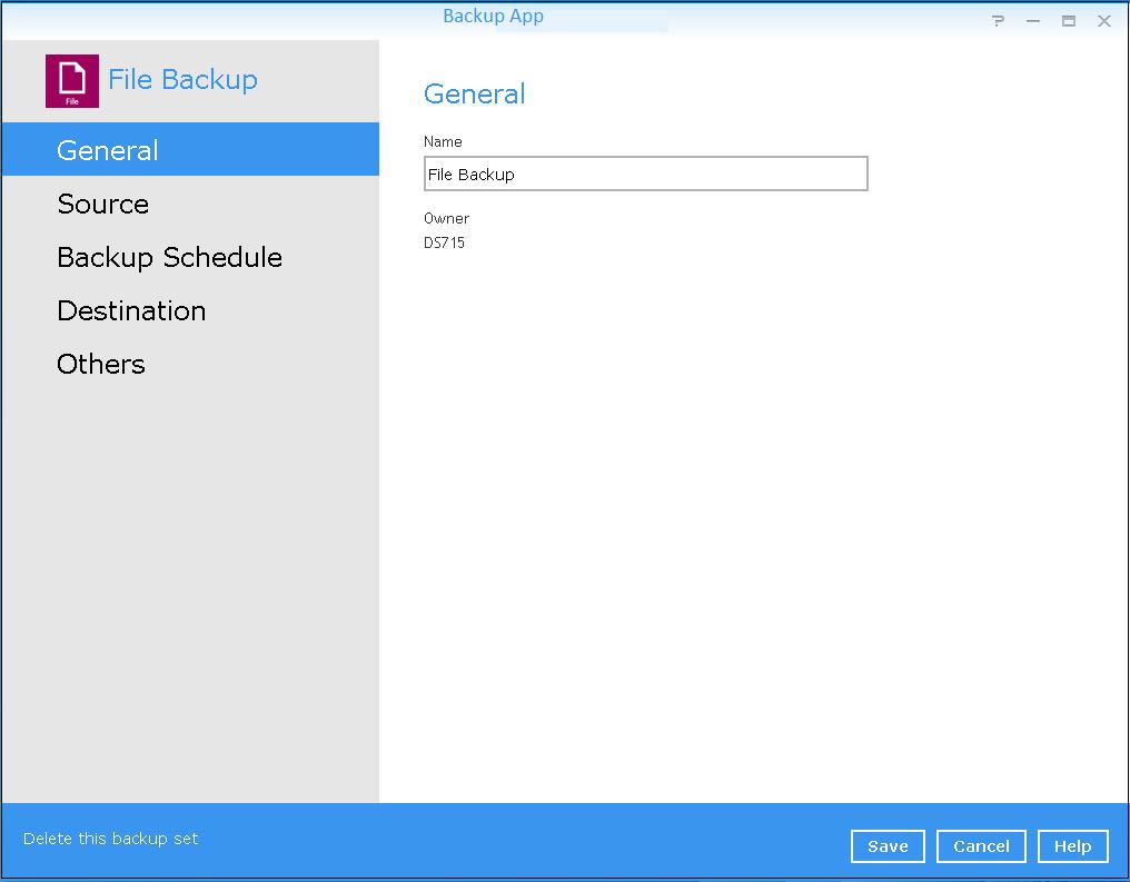 Configure Backup Schedule for Automated Backup 1. Click Backup Sets on the Backup App main interface. 2.