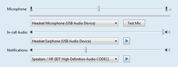 Audio Tab To select or view the audio equipment that you want to use with Accession, click the Audio tab.