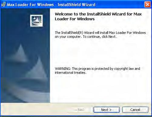 5. Set up maxloader software 6. Install Maxloader and the maxloader icon and USB driver (eetusb.