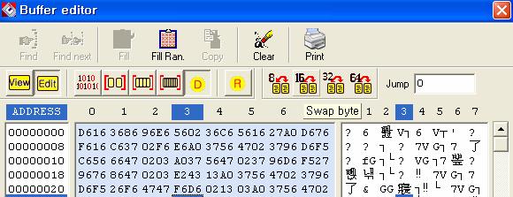 Swap byte Swap each 8-bit(1-byte)