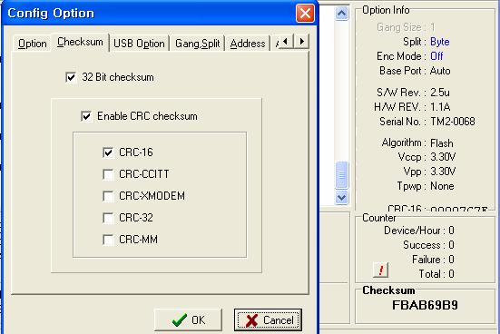 you may allow to skip the device ID check routine when the device size and programming voltage between the EPROM in socket and the part in menu.
