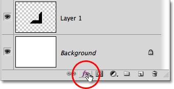 Click on the Layer Styles icon.