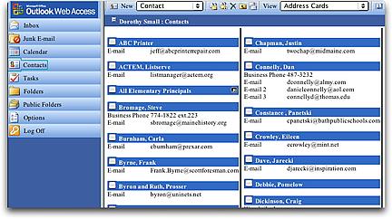 Creating and Using Contacts 6 Not everyone you need to email